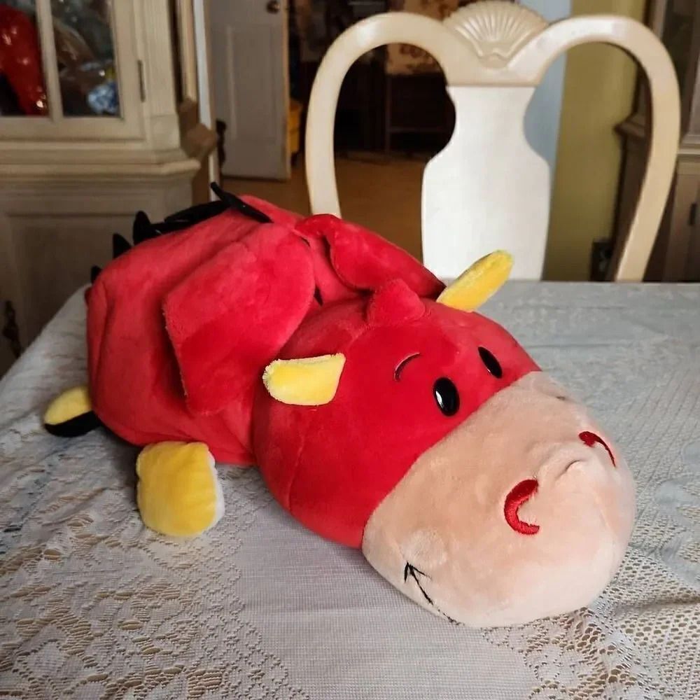 Flip flip a zoo Dragon/panda plush